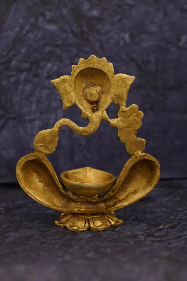 Brass Ganesha Lamp - Image 2