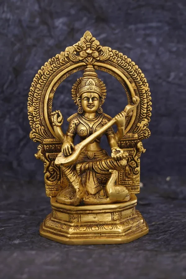 Brass Saraswathi