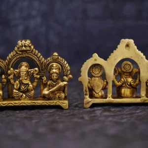 Brass Lakshmi , Ganesha and Saraswathi