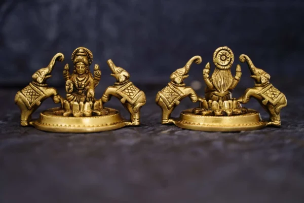 Brass Gajalakshmi