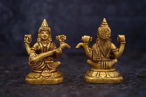 Brass Saraswathi