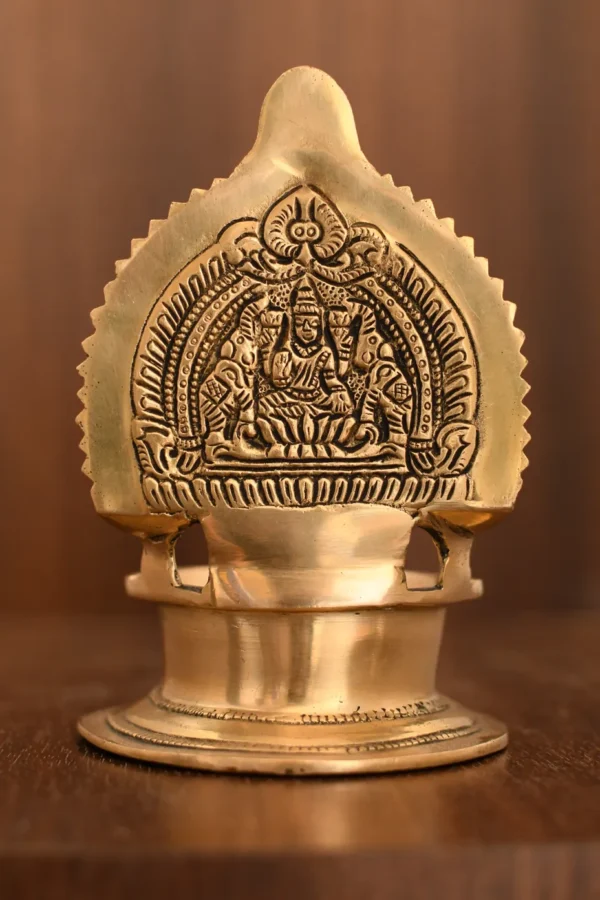 Brass Gajalakshmi Lamp - Image 2