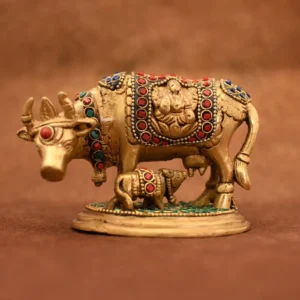 Brass Cow & Calf