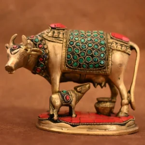 Brass Cow & Calf
