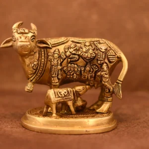 Brass Cow & Calf