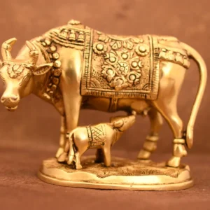 Brass Cow & Calf