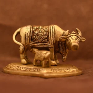 Brass Cow & Calf