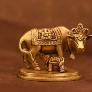 Brass Cow & Calf