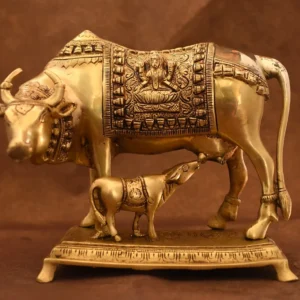 Brass Cow & Calf