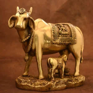 Brass Cow & Calf