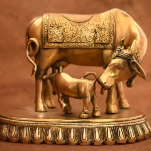 Brass Cow & Calf
