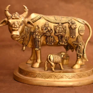 Brass Cow & Calf