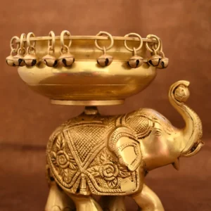 Brass Elephant Urli