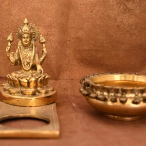 Brass Lakshmi Urli
