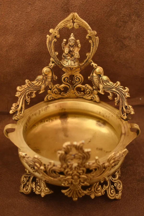 Brass Lakshmi Urli