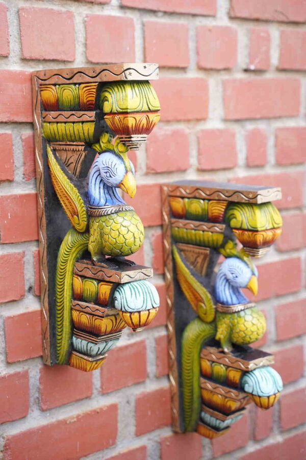 Wooden Parrot Bracket