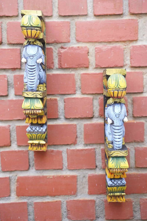 Wooden Elephant Bracket - Image 2