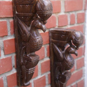 Wooden Parrot Bracket