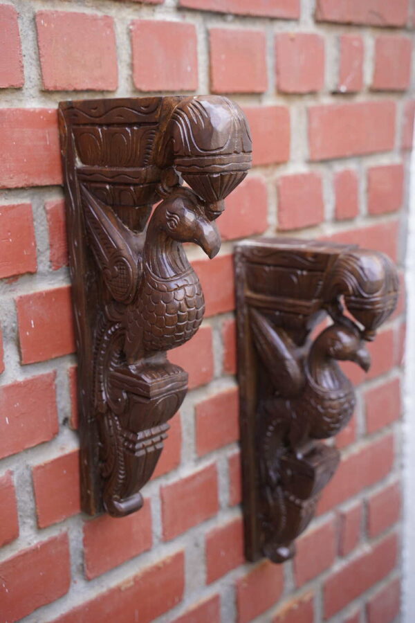 Wooden Parrot Bracket