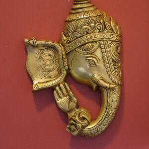 Brass Ganesha Wall Hanging