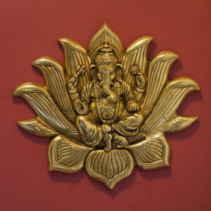 Brass Ganesha Wall Hanging