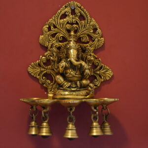 Brass Ganesha Wall Hanging