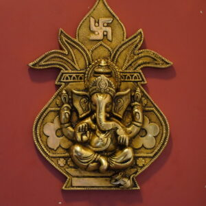 Brass Ganesha Wall Hanging