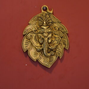 Brass Ganesha Wall Hanging
