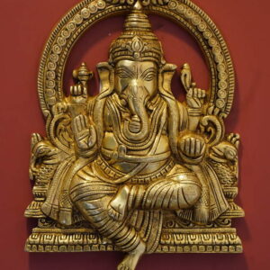 Brass Ganesha Wall Hanging
