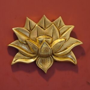 Brass Lotus Wall Hanging