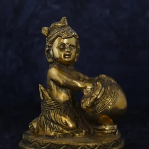 Brass Butter Krishna