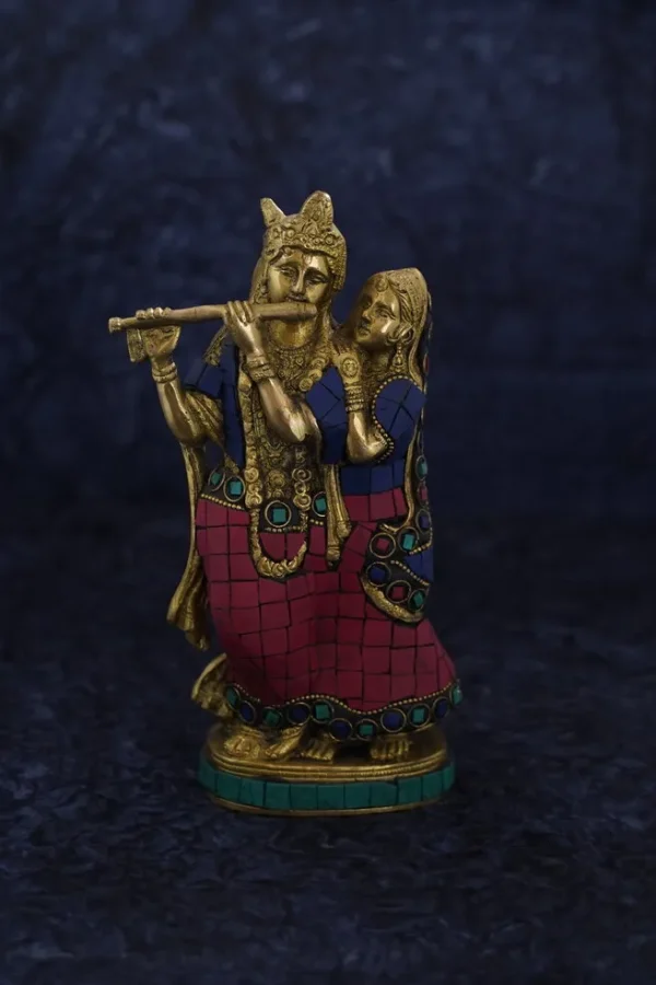 Brass Radha Krishna