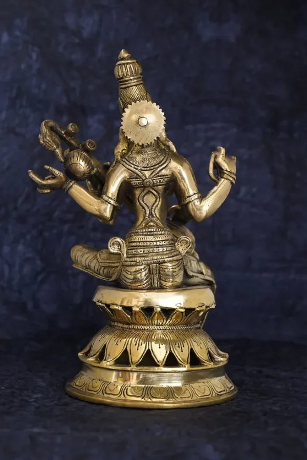 Brass Saraswathi - Image 2