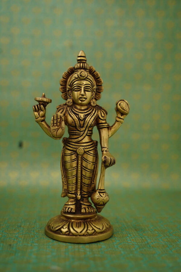 Brass Vishnu