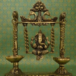 Brass Jhula Ganesha
