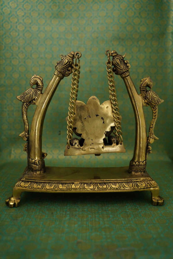 Brass Jhula Ganesha - Image 2