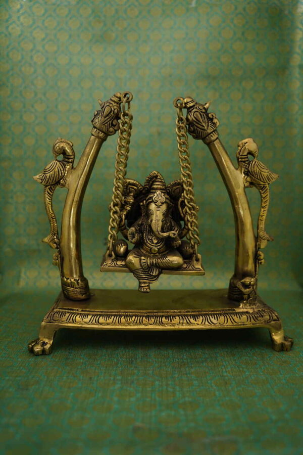 Brass Jhula Ganesha