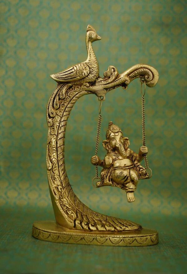 Brass Jhula Ganesha
