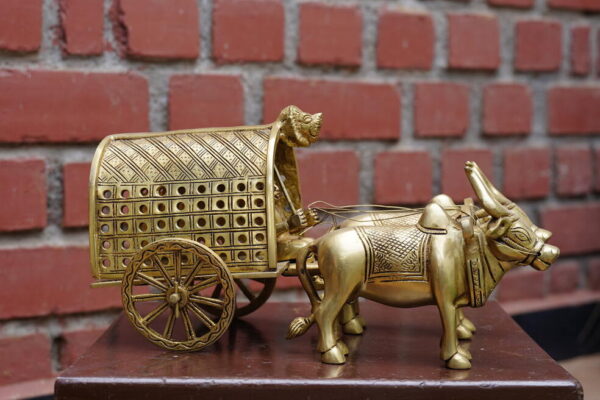 Brass Bullock Cart - Image 2