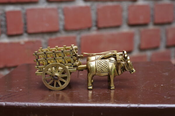 Brass Bullock Cart - Image 2