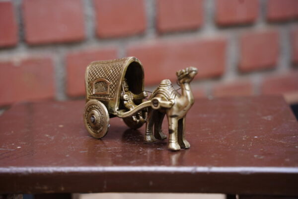 Brass Camel Cart