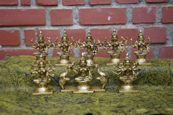 Brass Astalaxmi - Image 2